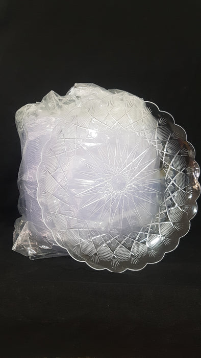 Crystal plate round 24cm (price per piece)