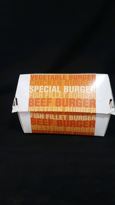 Paper printed burger box large (price per piece)