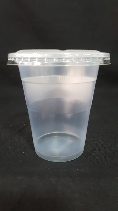 Plastic pp 10 oz Clear cup (50 pieces per packet)