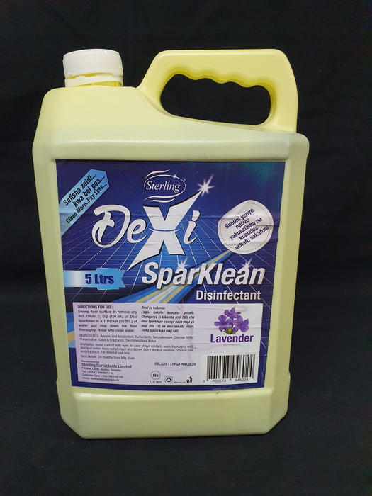 Sterling DEXI Sparklean. 5 Ltrs. Disinfectant.