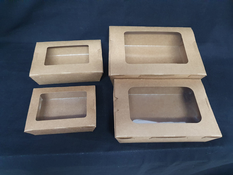 Kraft Sweet Box / Lunch Box with Window