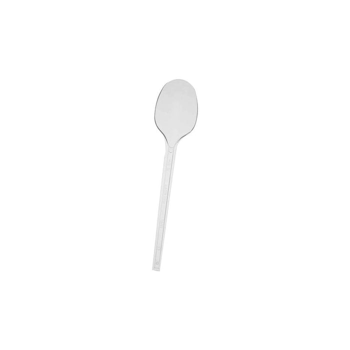 Plastic Clear Normal Spoon (50pcs)