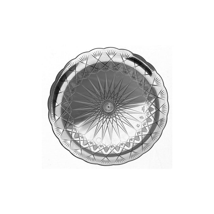 Crystal plate round 33cm (price per piece)