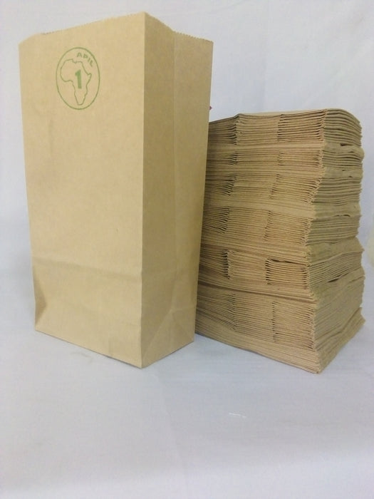 Paper Bag Square Bottom (Different Size Available) - Packed in 1kg Bundles (See Description for Approx pcs per Bundle)