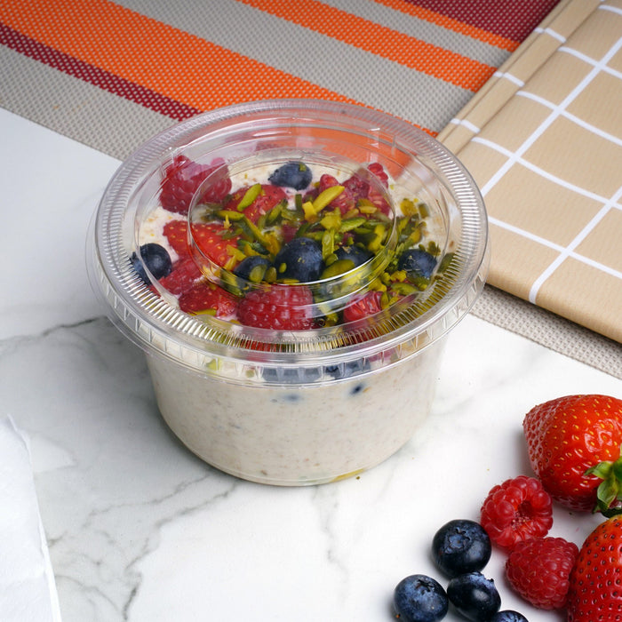 Deli Container Round 12oz - PET with Clear LID