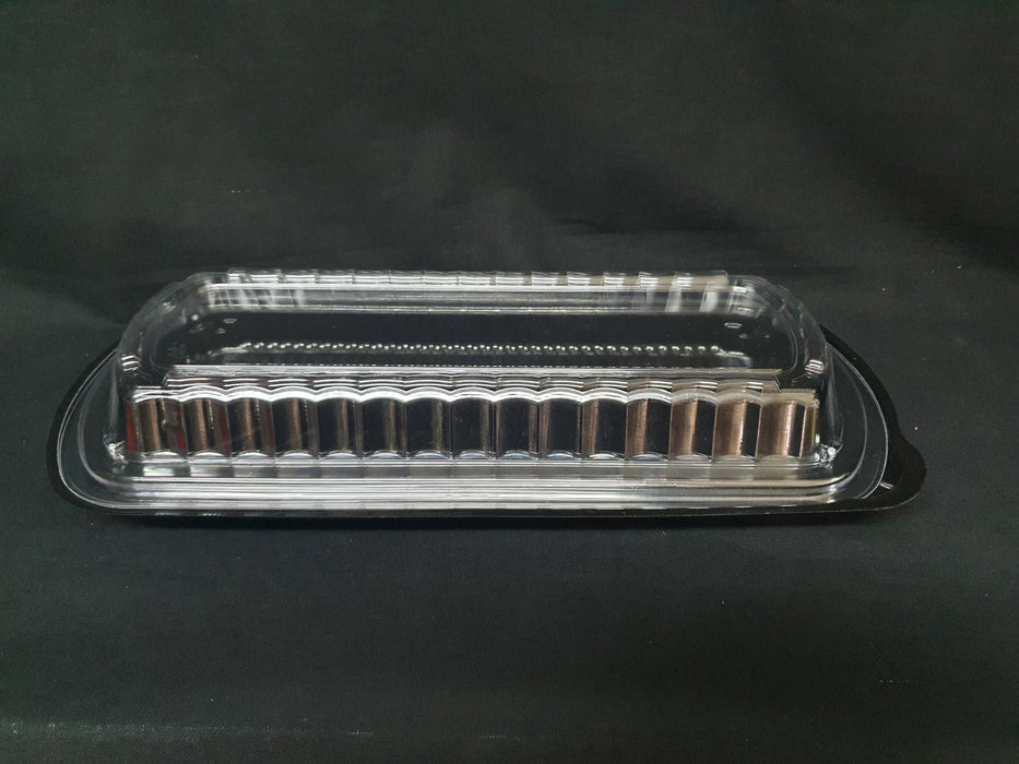 BBQ Rib / Chicken Base Container with Clear Lid