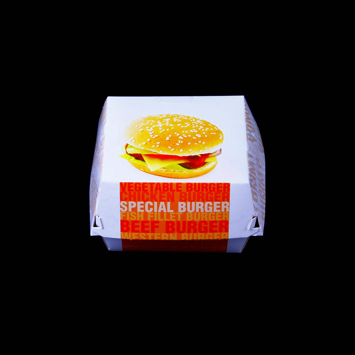 Paper Printed Burger Box Large
