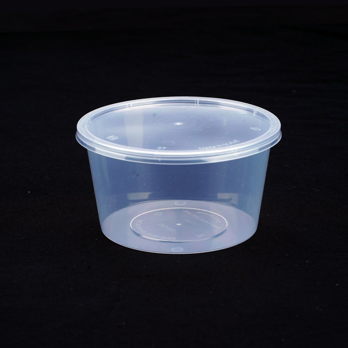 Round Microwavable Container 400 ML with LID