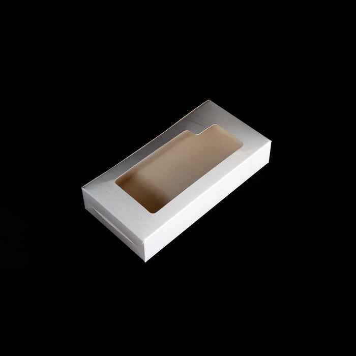 Sweet Box White with Window 20cm X 10cm