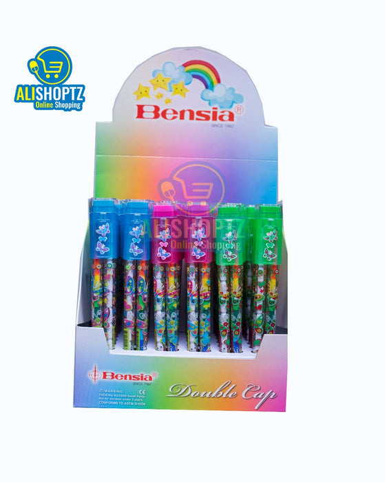 Bensia Double Cap Mechanical Pencil & Crayon