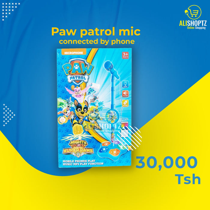 Paw Patrol Mic Connected by Mic