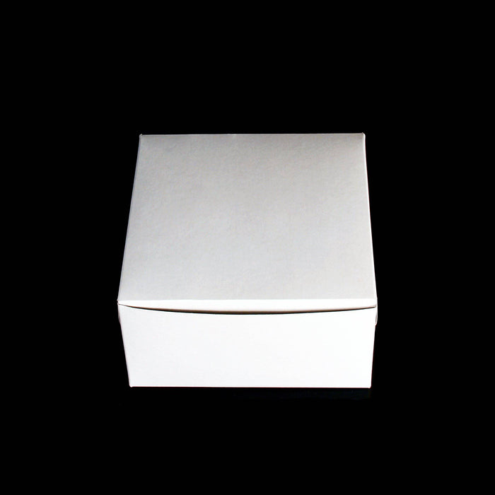 Cake Box White. 25 X 25 X 12CM.